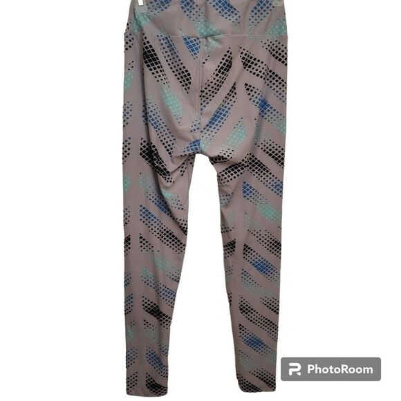 LuLaRoe Fancy Stripes Leggings - Picture 2 of 4